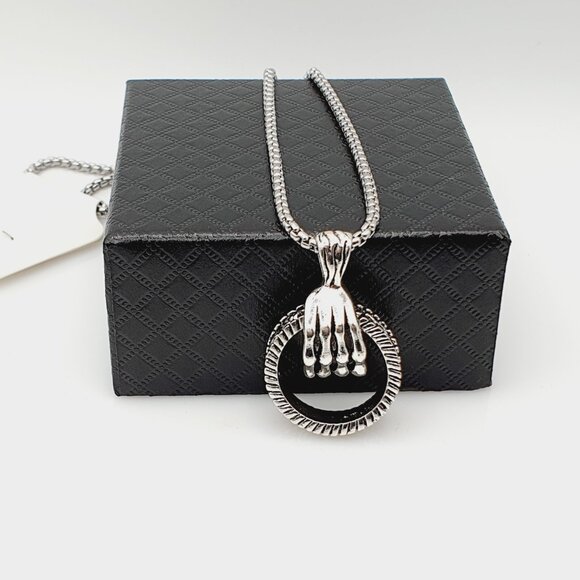 ❤️Vintage Fitness punk style skeleton Necklace , N90201P123 - Picture 5 of 13